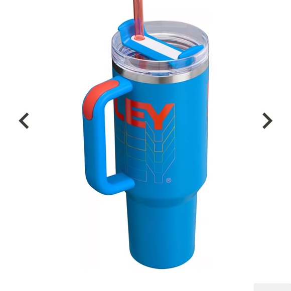 Stanley 30 oz. Quencher H2.0 FlowState Blue Red Multi Tumbler *Read Description - Picture 3 of 13